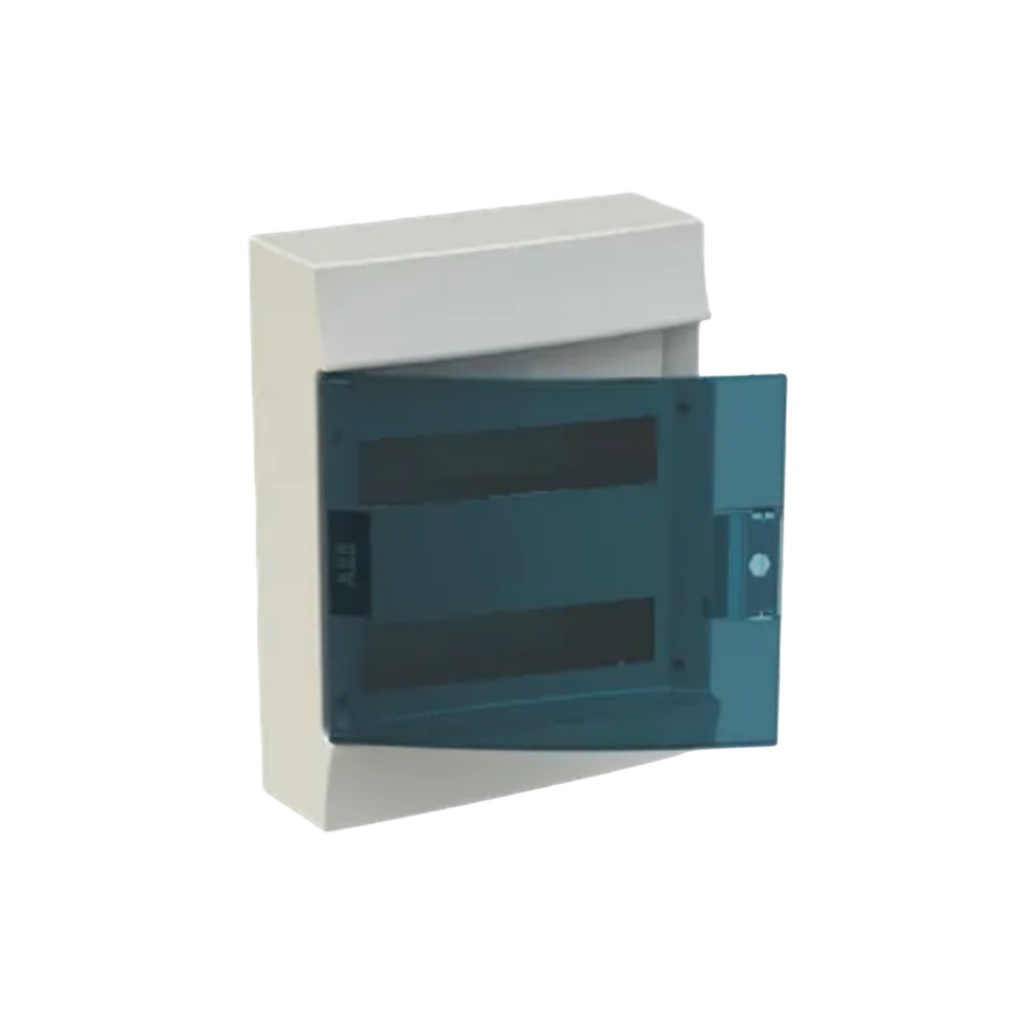 Бокс пластиковый АВВ Mistral, IP41, 24 модуля, навесной, прозрачная дверца