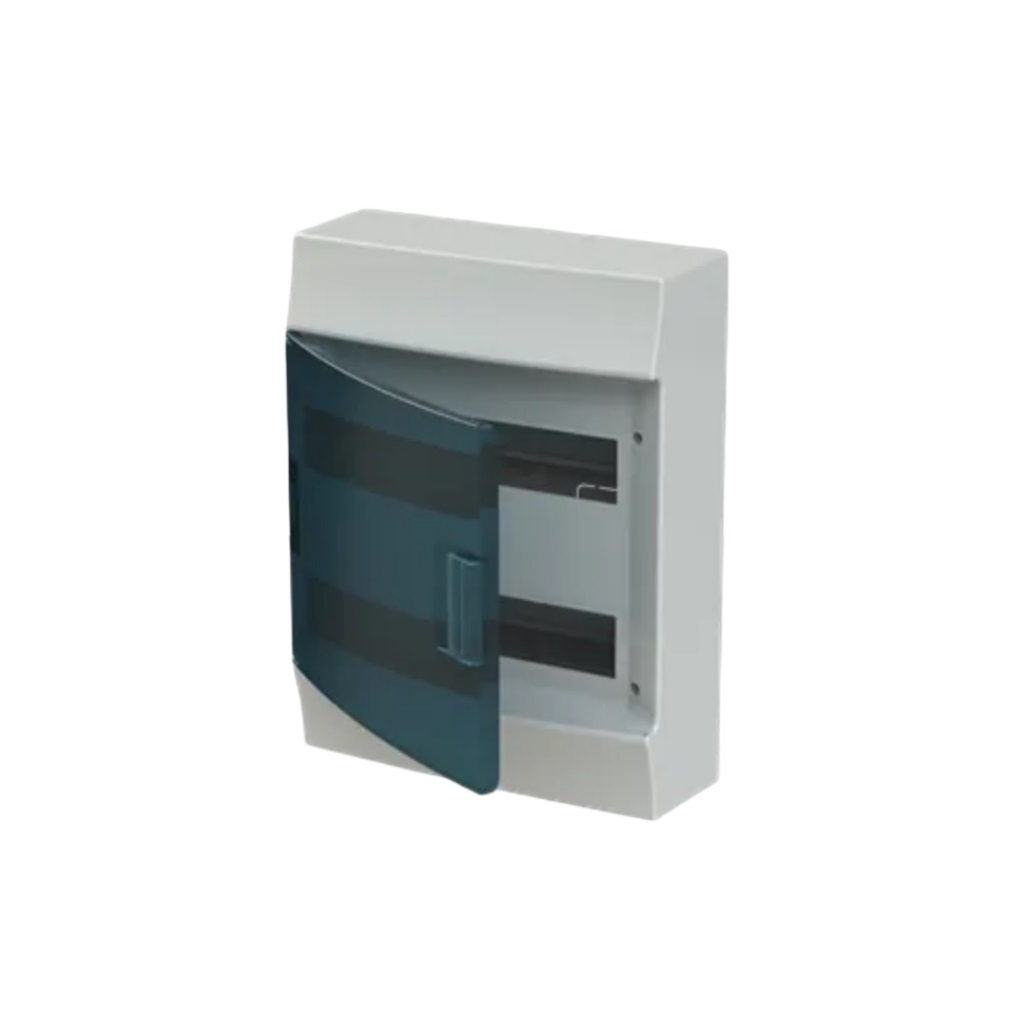 Бокс пластиковый АВВ Mistral, IP41, 24 модуля, навесной, прозрачная дверца