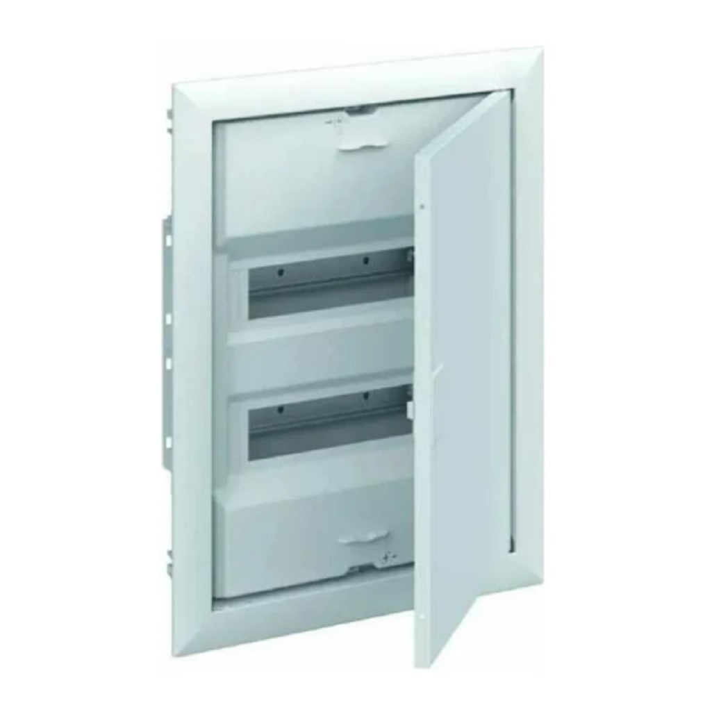 Шкаф внутреннего монтажа ABB UK600 UK624E3, IP30, 24 модуля, встраиваемый, белый, 2CPX077841R9999