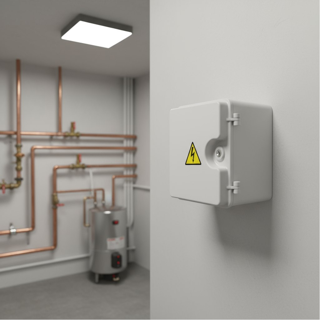 Корпус пластиковый KRZMI ЩМПпл, навесной, глухая дверь, IP55, 135х175х200 мм