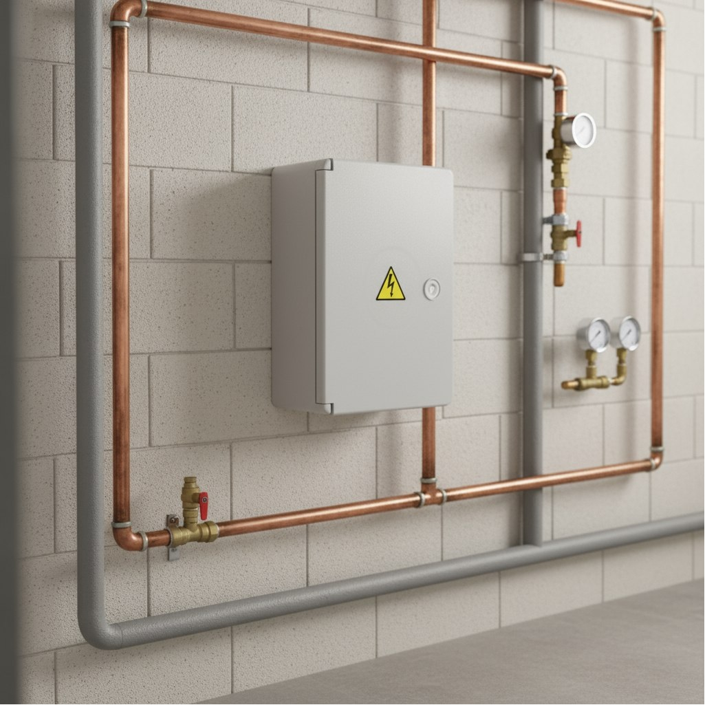 Корпус навесной KRZMI ЩМПпл, глухая дверь, IP65, 130х220х320 мм