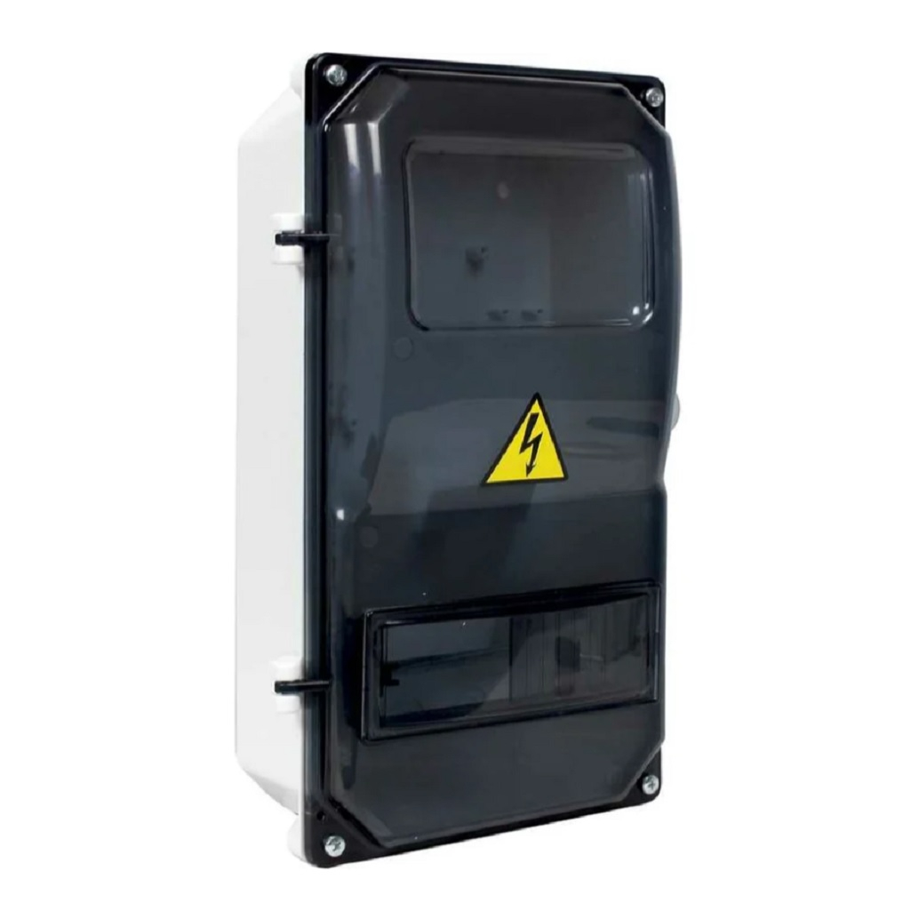 Корпус навесной KRZMI ЩУРН-П 1/8, 8 модулей, прозрачная дверь, IP55