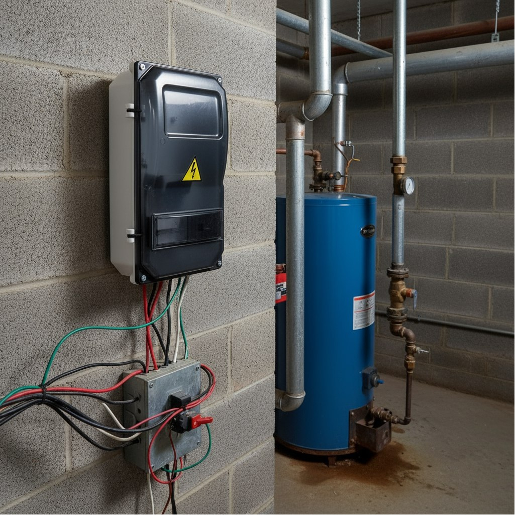 Корпус навесной KRZMI ЩУРН-П 1/8, 8 модулей, прозрачная дверь, IP55