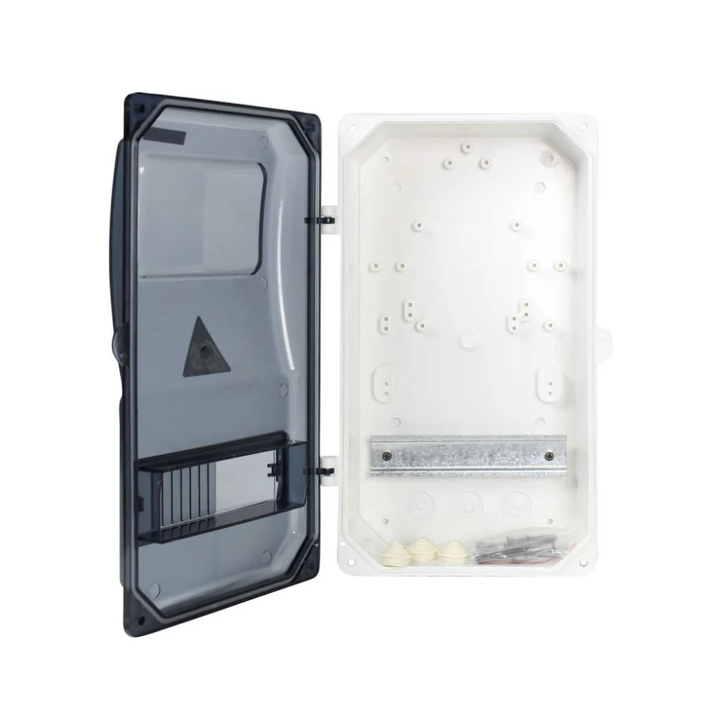 Корпус навесной KRZMI ЩУРН-П 1/8, 8 модулей, прозрачная дверь, IP55