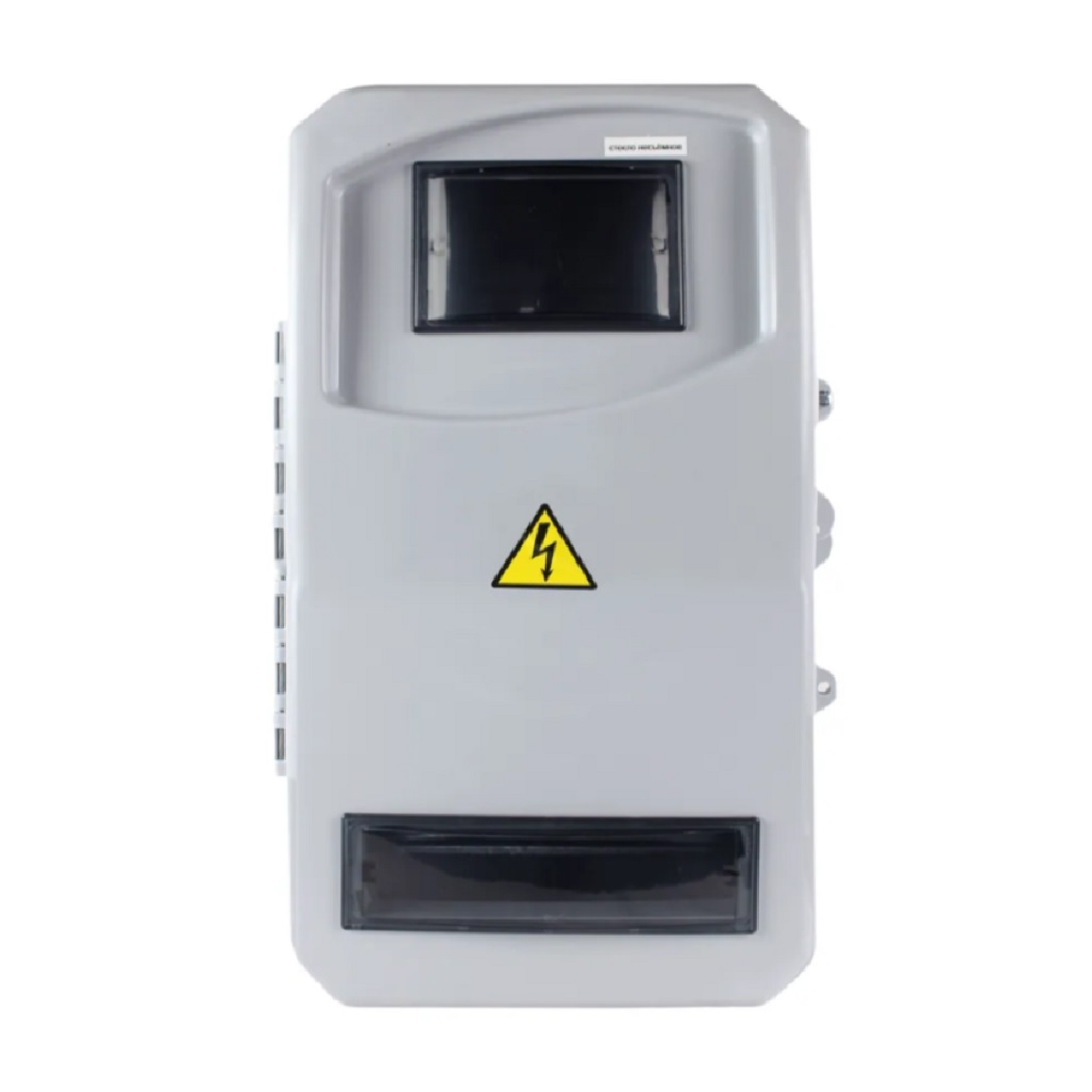 Корпус навесной KRZMI ВЩУ 3/10, 10 модулей, прозрачная дверь, IP55