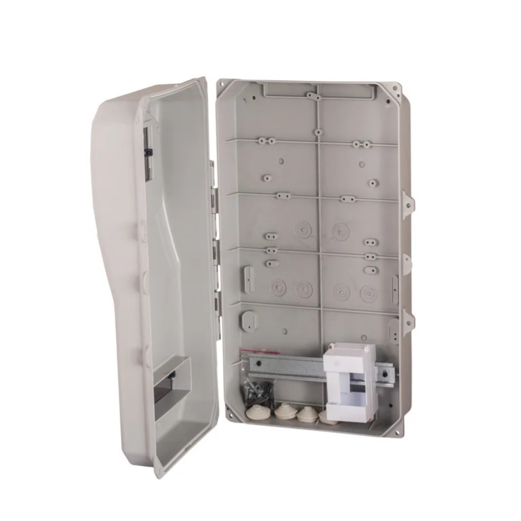 Корпус навесной KRZMI ВЩУ 3/10, 10 модулей, прозрачная дверь, IP55