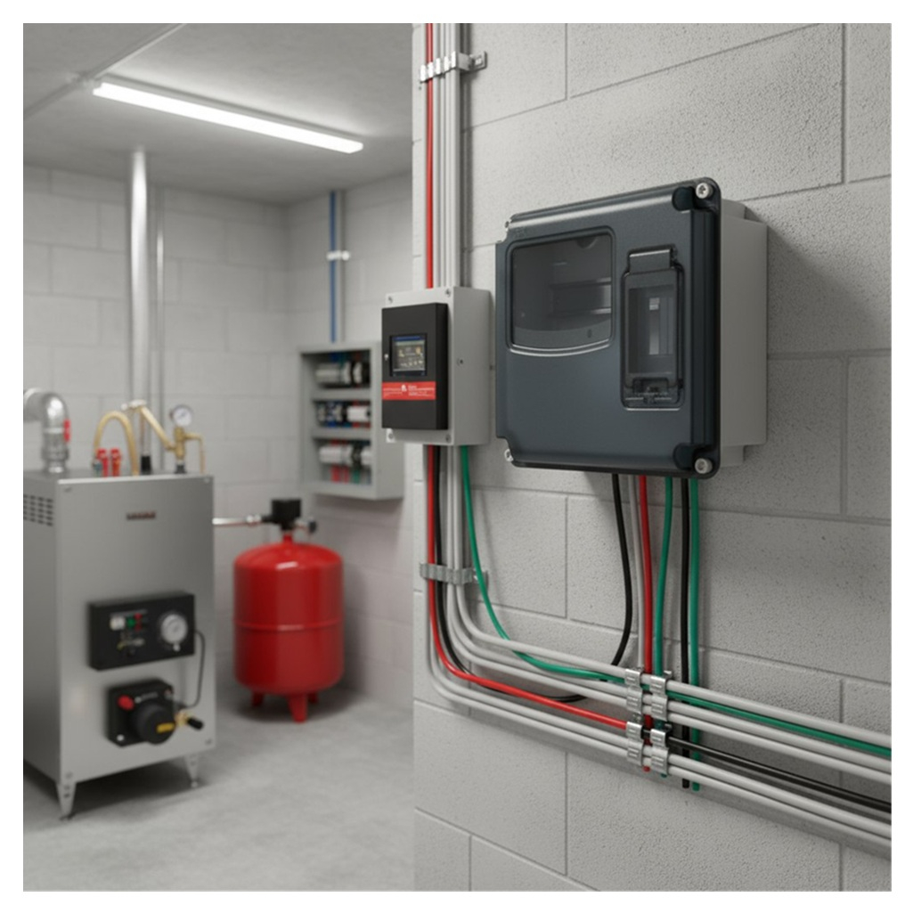 Корпус навесной IEK ЩУРн-П 1/3, прозрачная дверь, IP66, 109х250х285 мм