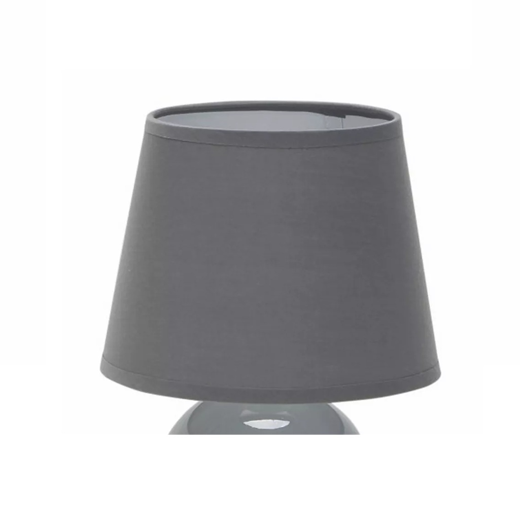 Светильник настольный с абажуром Leek LE TL ALICE 02 GREY, E14, 60 Вт, серый