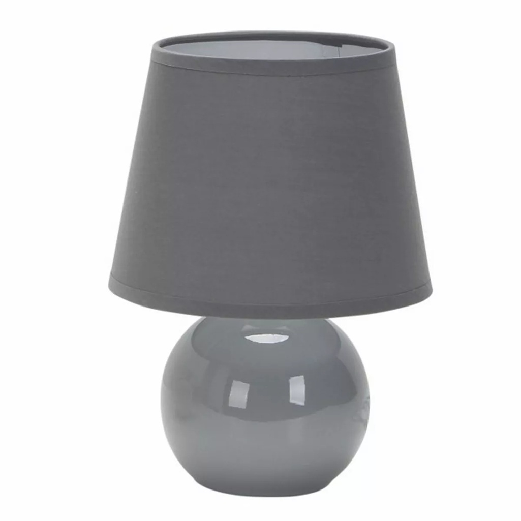 Светильник настольный с абажуром Leek LE TL ALICE 02 GREY, E14, 60 Вт, серый