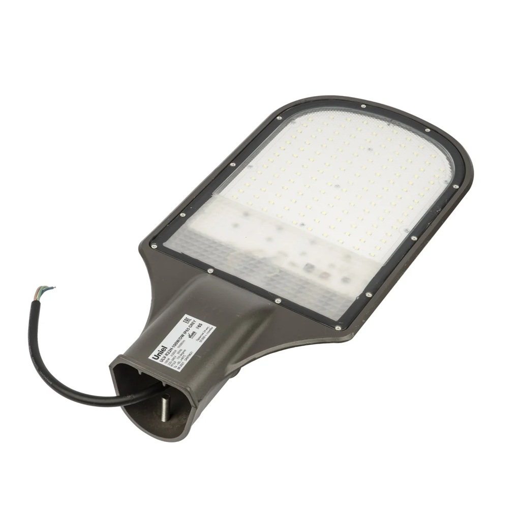 Светильник светодиодный Uniel ULV-R22H-100W/DW уличный, 6500K, IP65, серый