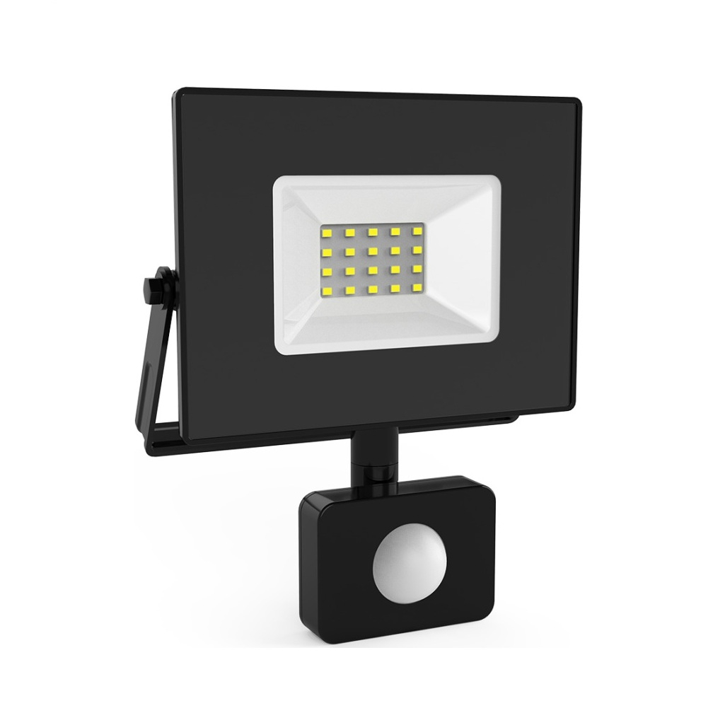 Прожектор светодиодный Gauss 628511330 с датчиком движения, 30 Вт, IP65, 6500K, черный
