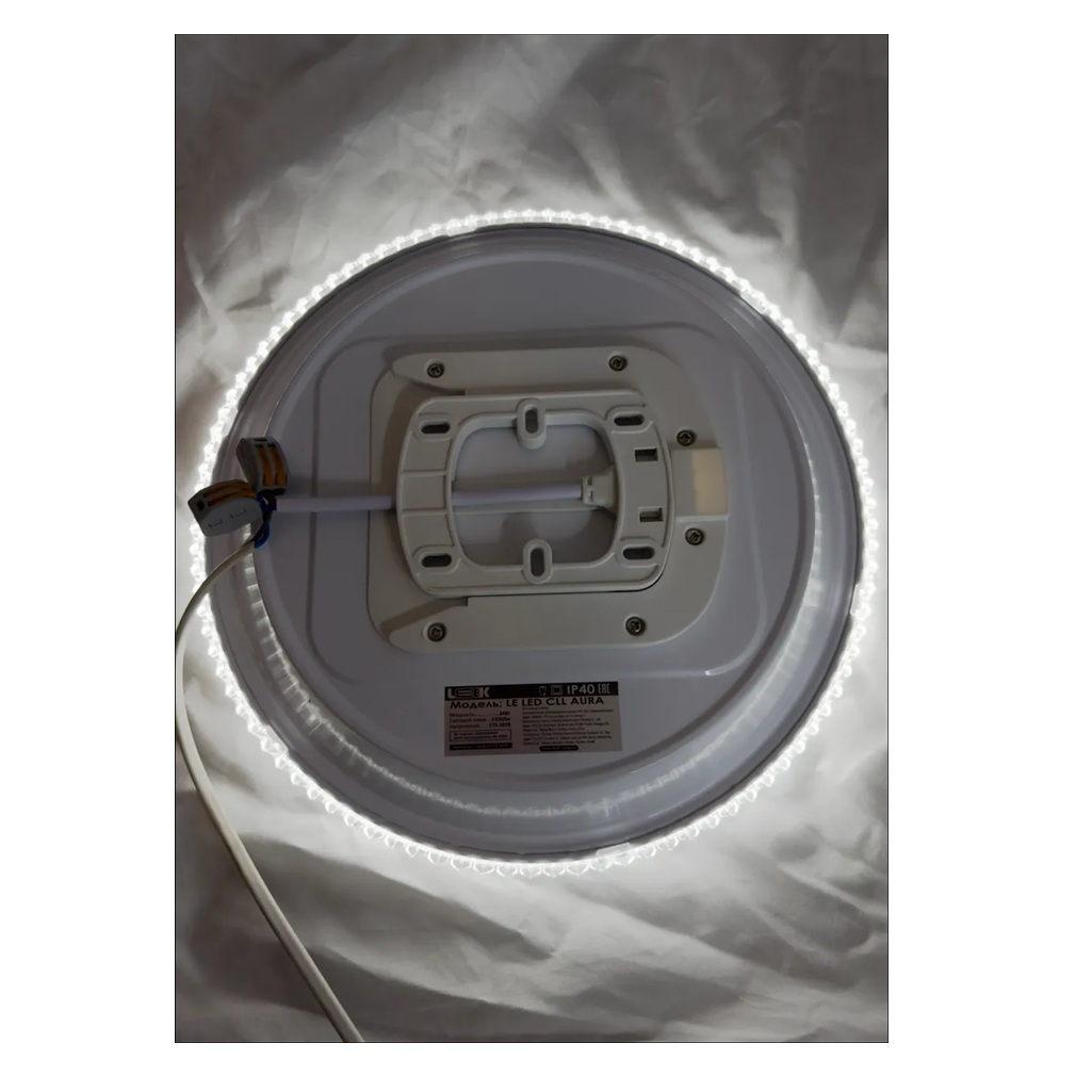 Светильник светодиодный потолочный Leek LE LED CLL Alanta, 24 Вт, черный