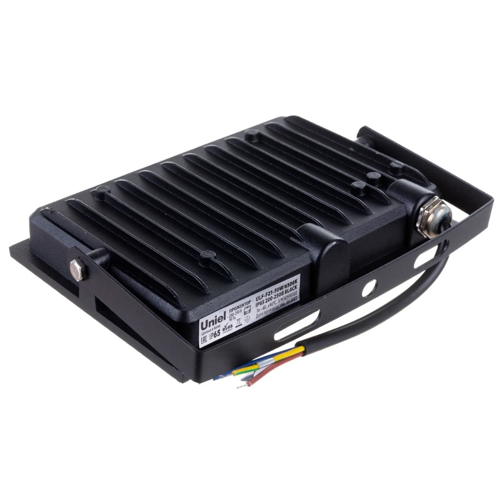 Прожектор светодиодный Uniel ULF-F21, UL-00007365, 50W, 6500K, IP65, черный