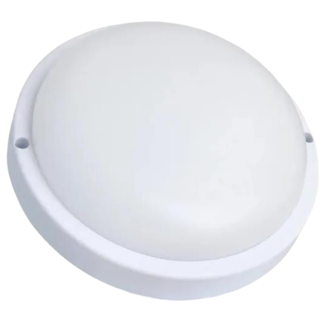 Светильник светодиодный Ultraflash Demmax LBF-0603 влагозащищённый 15 Вт, IP65, круг, белый