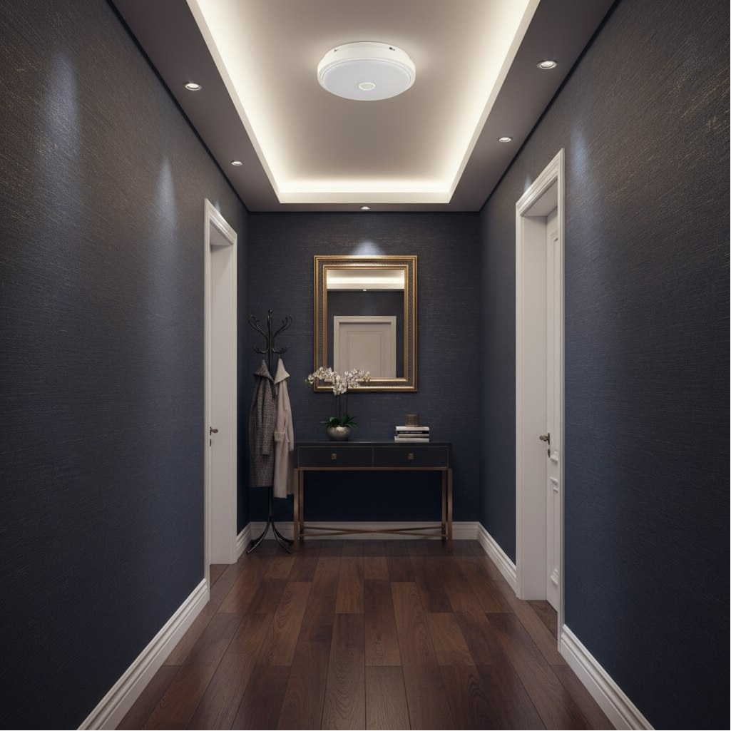 Светильник светодиодный Inhome Nota СПБ-2Д-КРУГ, 24 Вт, 4000K, настраиваемый датчик, белый