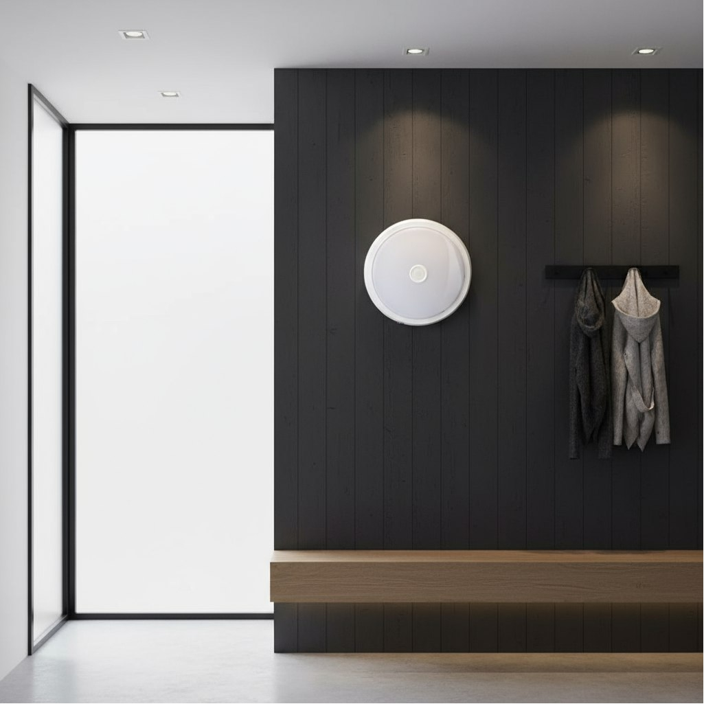 Светильник светодиодный Inhome Nota СПБ-2Д-КРУГ, 24 Вт, 4000K, настраиваемый датчик, белый