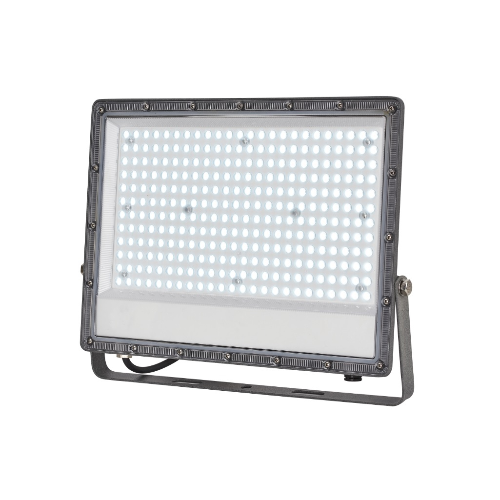 Прожектор светодиодный Uniel ULF-F52D, 200W, дневной свет 6500K, IP65, угол 90 градусов, серый