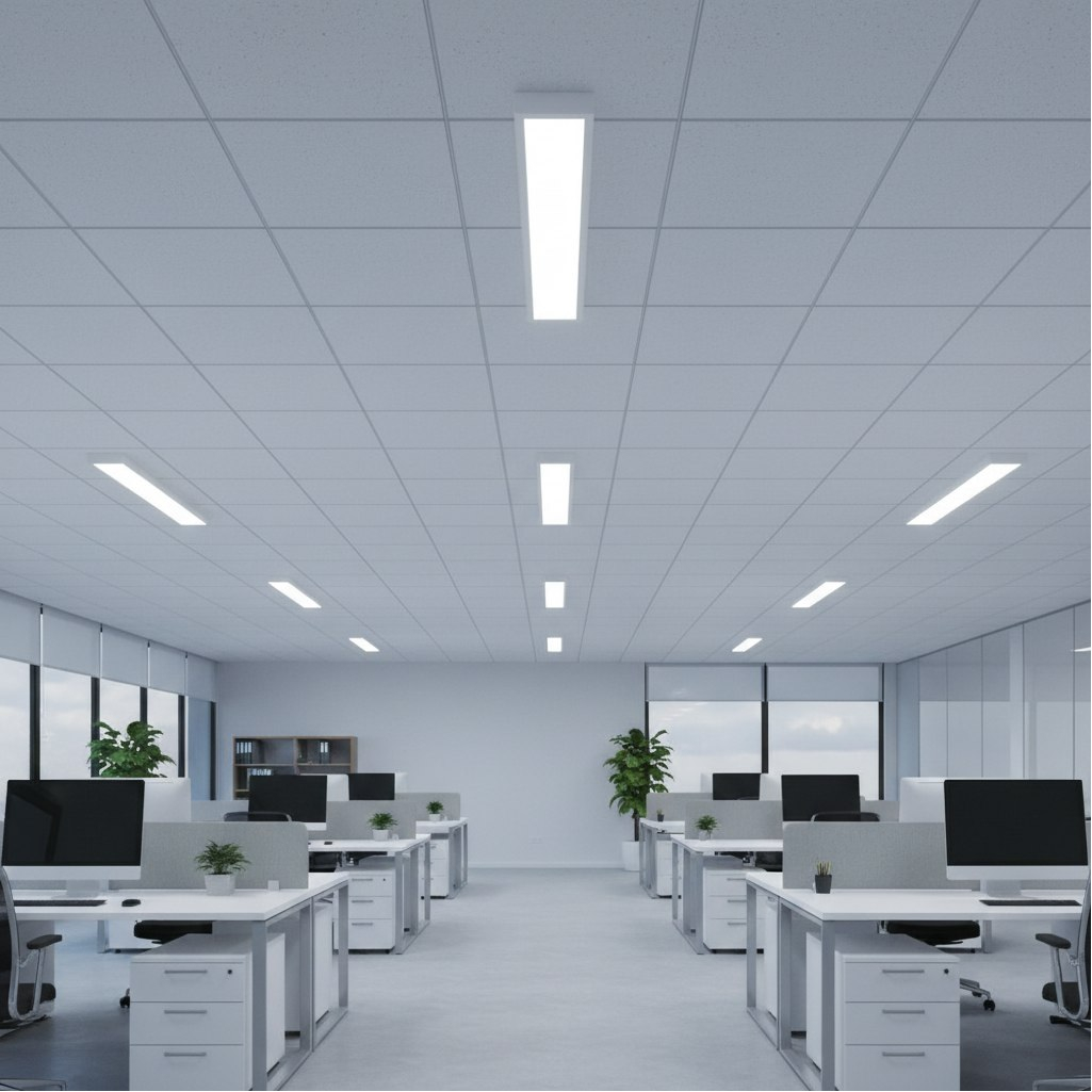Светильник светодиодный Leek LED ECO R, 18 Вт, 6500К холодный белый свет