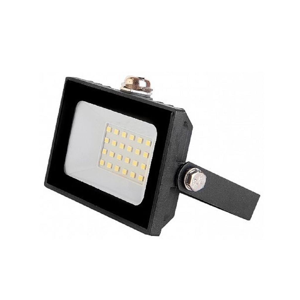 Прожектор светодиодный General GTAB-30BT-IP65-6500-IFR, 30 Вт, 6500К, IP65, датчик движения, черный