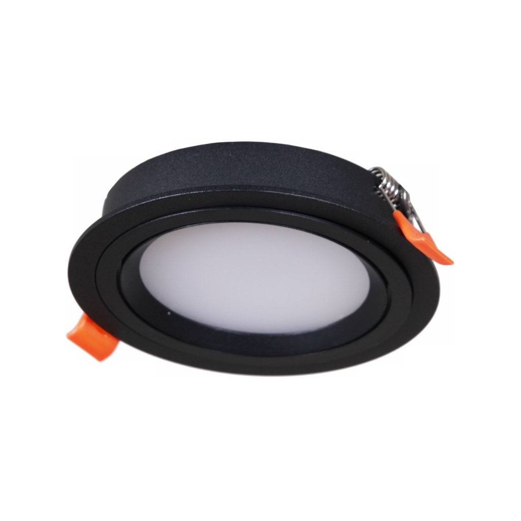 Светильник точечный Reluce Technical 53026-9.0-001RLD GX53 BK, 15 Вт, IP20, 25х113 мм, встраиваемый, алюминий, черный