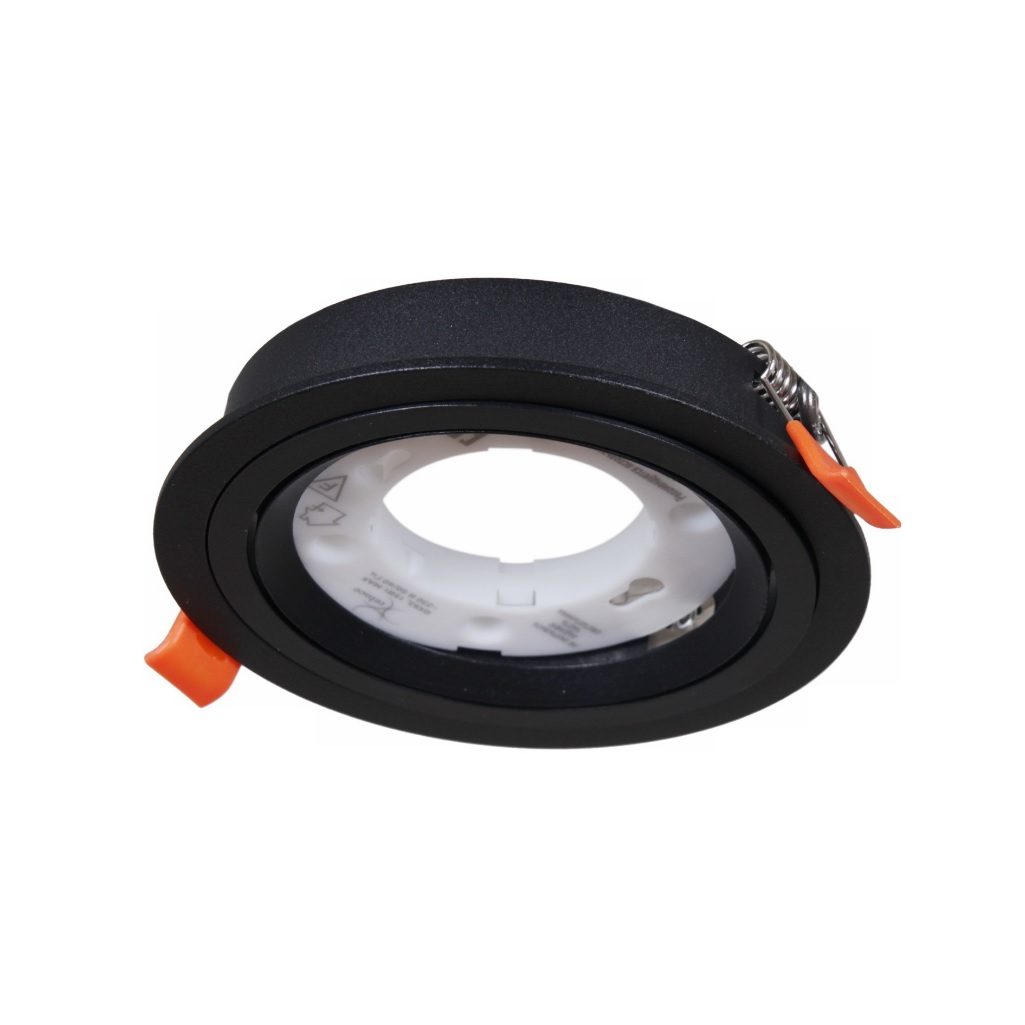 Светильник точечный Reluce Technical 53026-9.0-001RLD GX53 BK, 15 Вт, IP20, 25х113 мм, встраиваемый, алюминий, черный