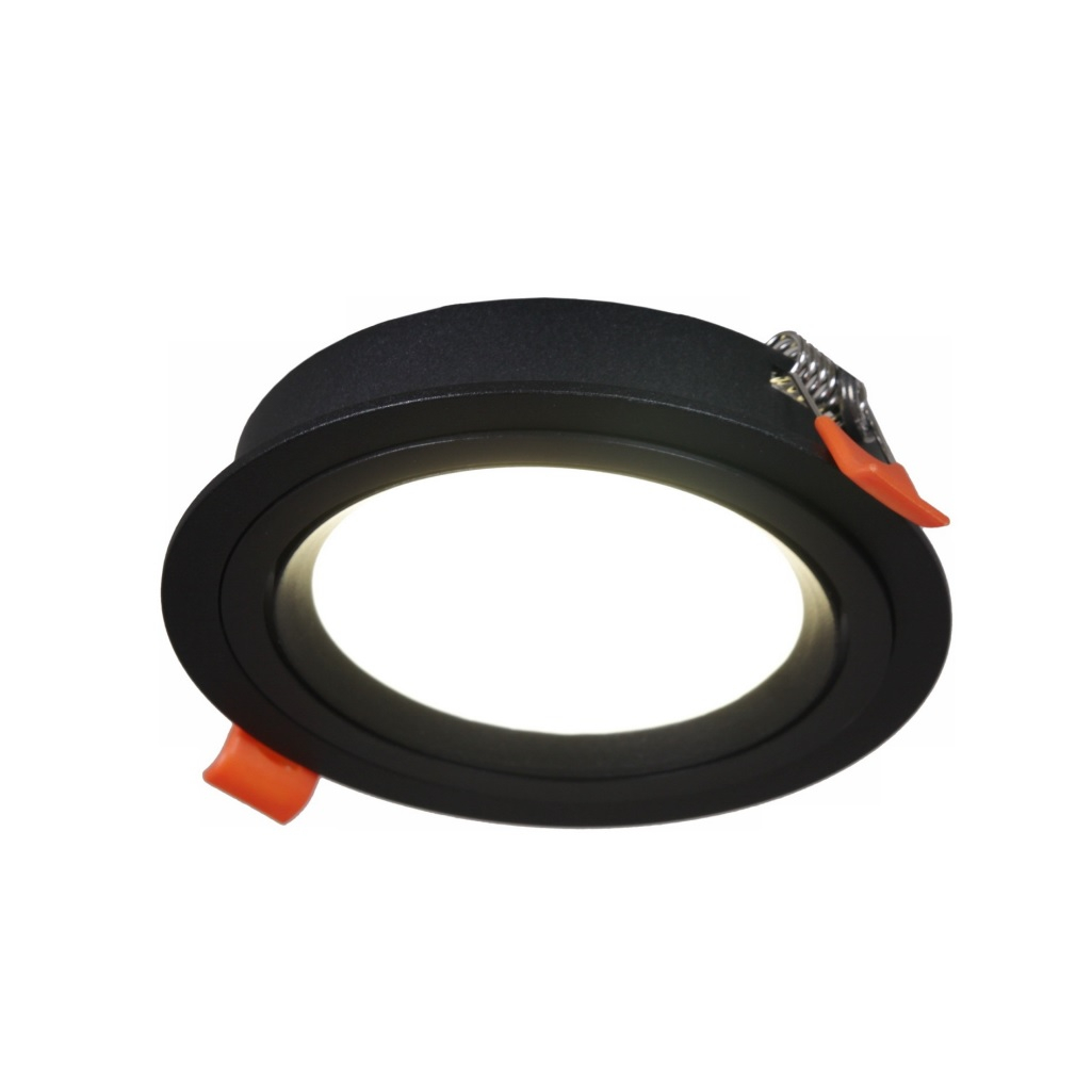 Светильник точечный Reluce Technical 53026-9.0-001RLD GX53 BK, 15 Вт, IP20, 25х113 мм, встраиваемый, алюминий, черный