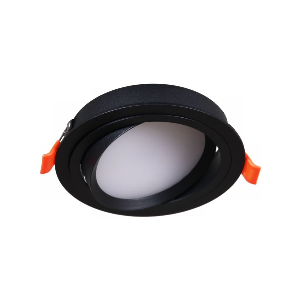 Светильник точечный Reluce Technical 53026-9.0-001RLD GX53 BK, 15 Вт, IP20, 25х113 мм, встраиваемый, алюминий, черный