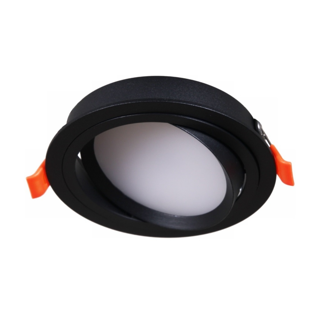 Светильник точечный Reluce Technical 53026-9.0-001RLD GX53 BK, 15 Вт, IP20, 25х113 мм, встраиваемый, алюминий, черный