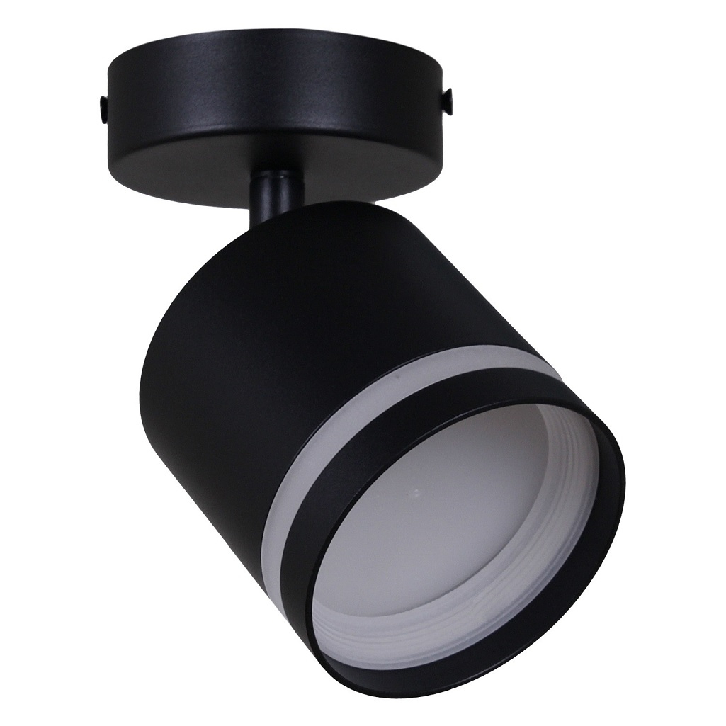 Светильник Reluce 53001-9.5-001IL SPOT LIGHT GX53 BK, металл, акрил, черный