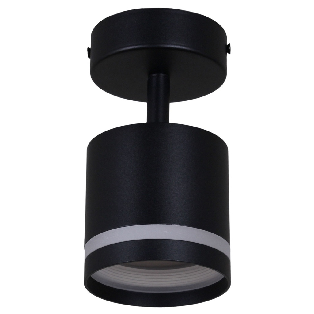 Светильник Reluce 53001-9.5-001IL SPOT LIGHT GX53 BK, металл, акрил, черный