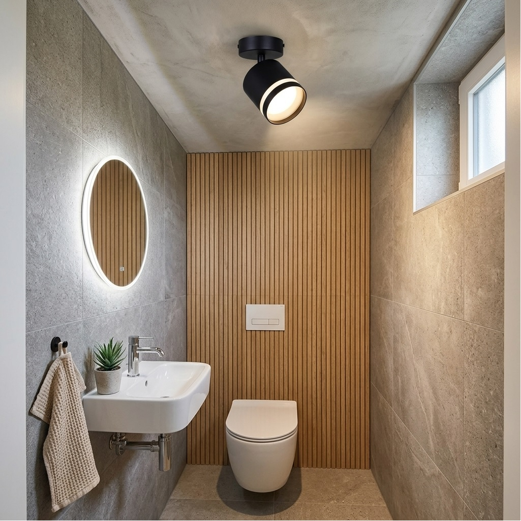 Светильник Reluce 53001-9.5-001IL SPOT LIGHT GX53 BK, металл, акрил, черный