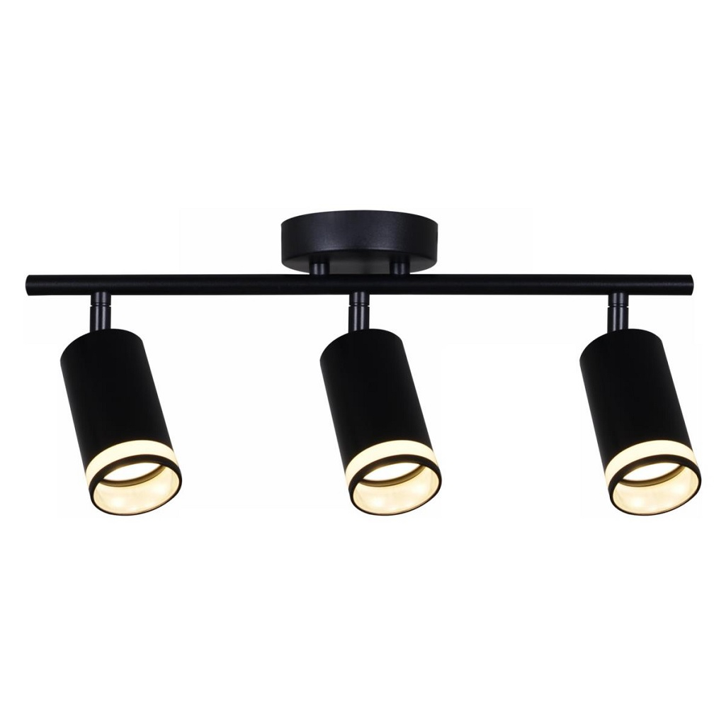 Светильник Reluce 16001-9.5-003CT SPOT LIGHT GU10 BK, металл, акрил, черный
