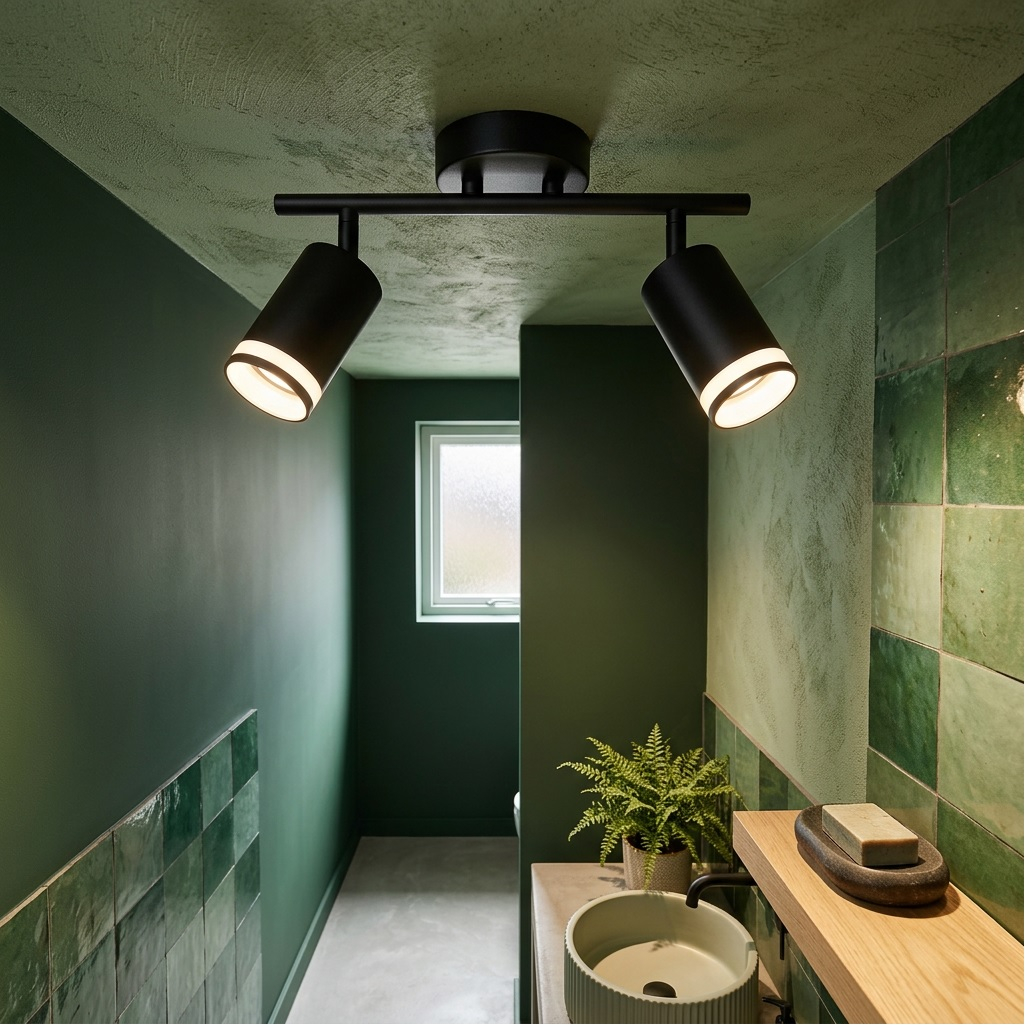 Светильник Reluce 16001-9.5-002CT SPOT LIGHT GU10 BK, металл, акрил, черный