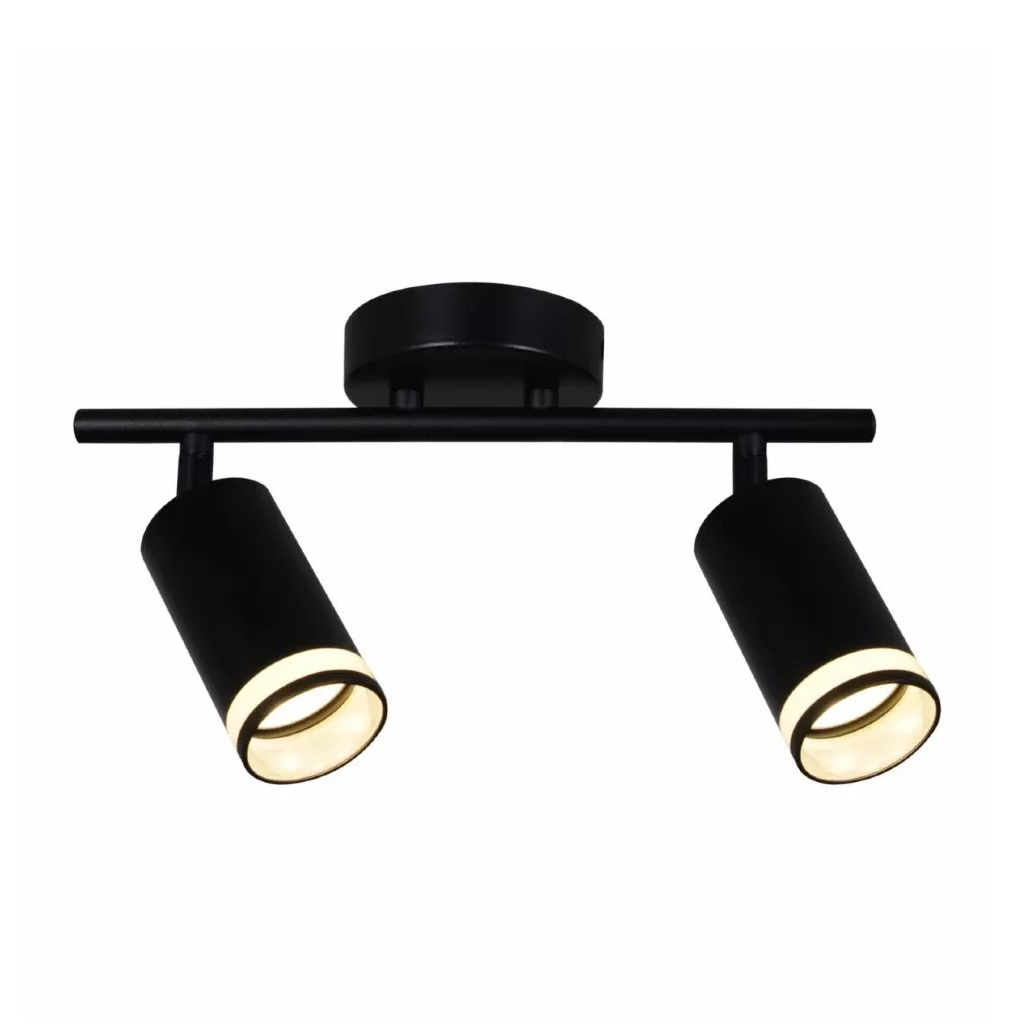 Светильник Reluce 16001-9.5-002CT SPOT LIGHT GU10 BK, металл, акрил, черный