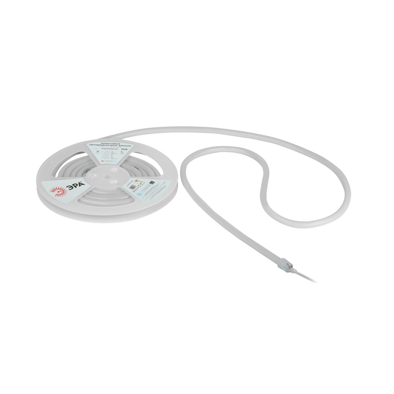 Лента светодиодная термостойкая для бани ЭРА LS2835 Б0062329 SMD2835 120LED 9.6 Вт, 24 В, холодный белый