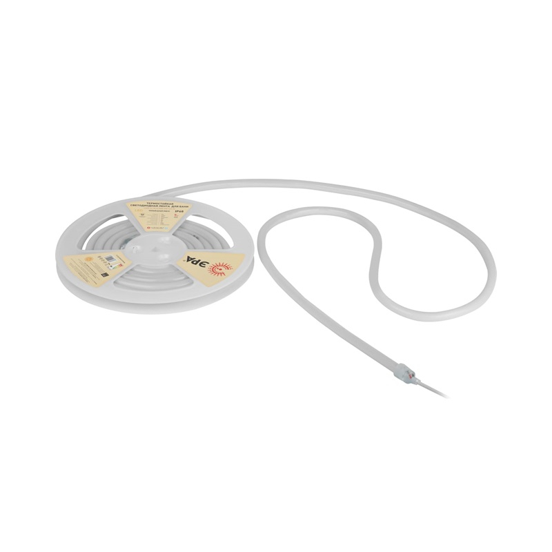 Лента светодиодная термостойкая для бани ЭРА LS2835 Б0062320 SMD2835 120LED 9.6 Вт, 24 В, теплый белый 