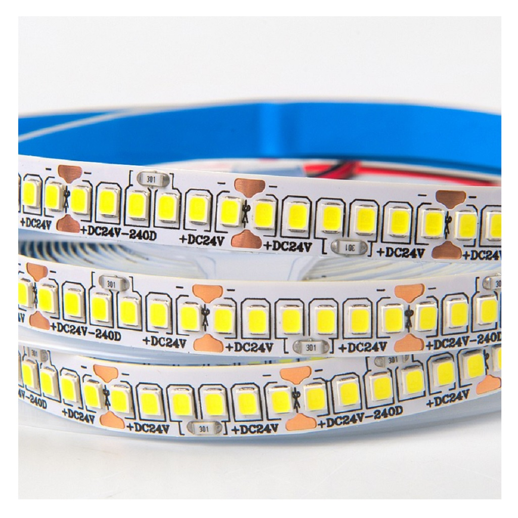 Лента светодиодная General GLS-2835-240, G501452, 240LED, 19.2 Вт, 24В, холодный белый, в упаковке 5 метров