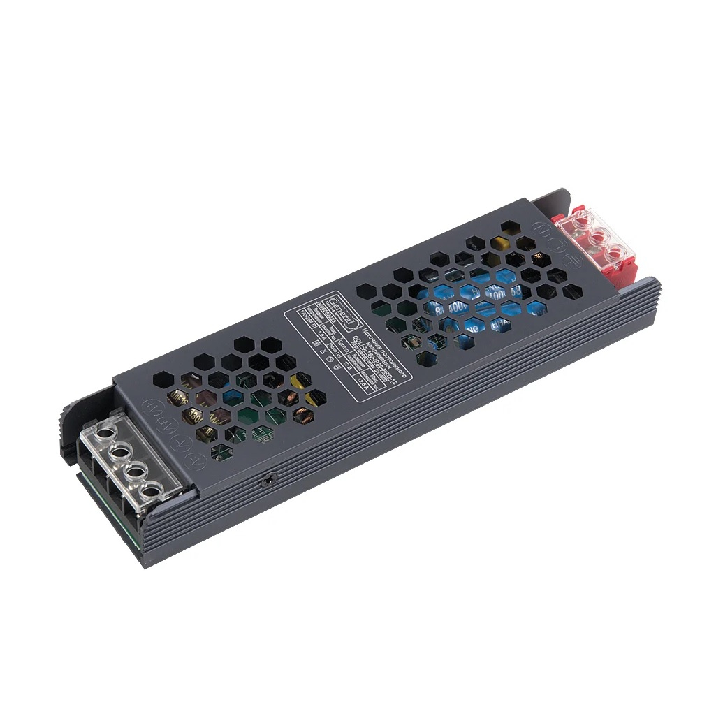 Блок питания для светодиодной ленты General GDLI-S-150W, G514600, 12В, 150 Вт, 12.5 А