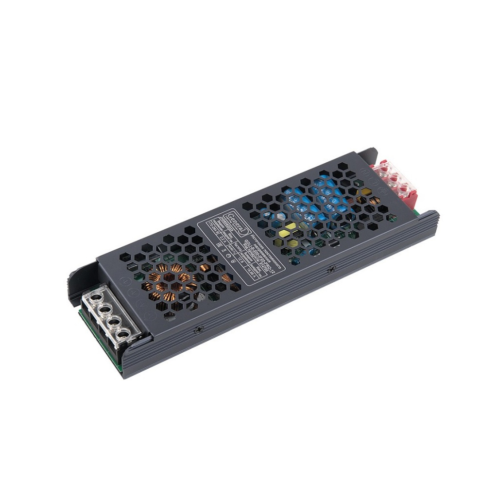 Блок питания для светодиодной ленты General GDLI-S-200W, 24В, 200 Вт, 8.3А, IP20, G511225