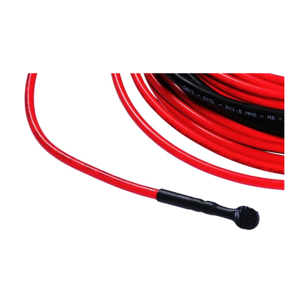 Кабель нагревательный ДЕВИ Flex-18T, 230 В, 395 Вт, красный, 22 м