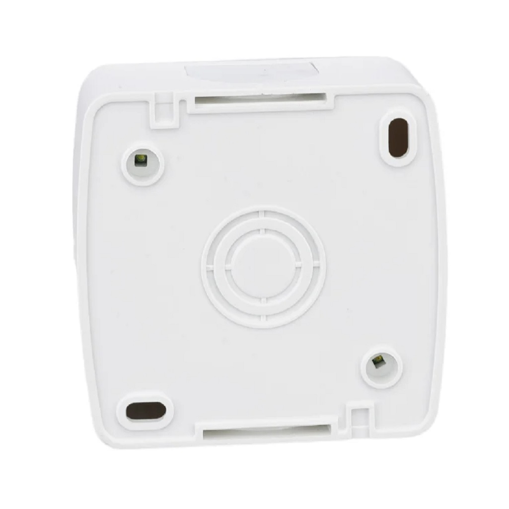 Выключатель двухклавишный TDM Electric Селигер SQ1818-0004, накладной, оконечный белый