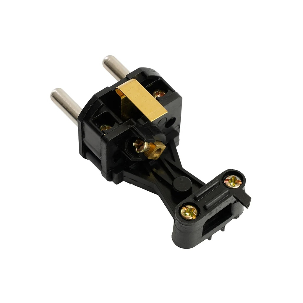 Вилка электрическая Stekker RPG16-21-441 Одри 39161, с заземлением, прямая, каучук, 16A, 250В, IP44, цвет синий