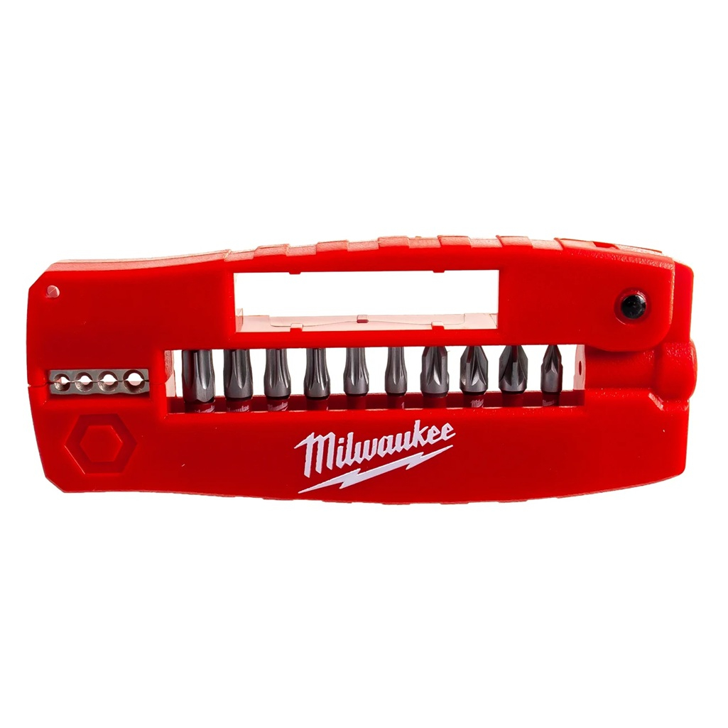 Набор бит Milwaukee Shockwave 4932430910, сталь, в упаковке 12 штук