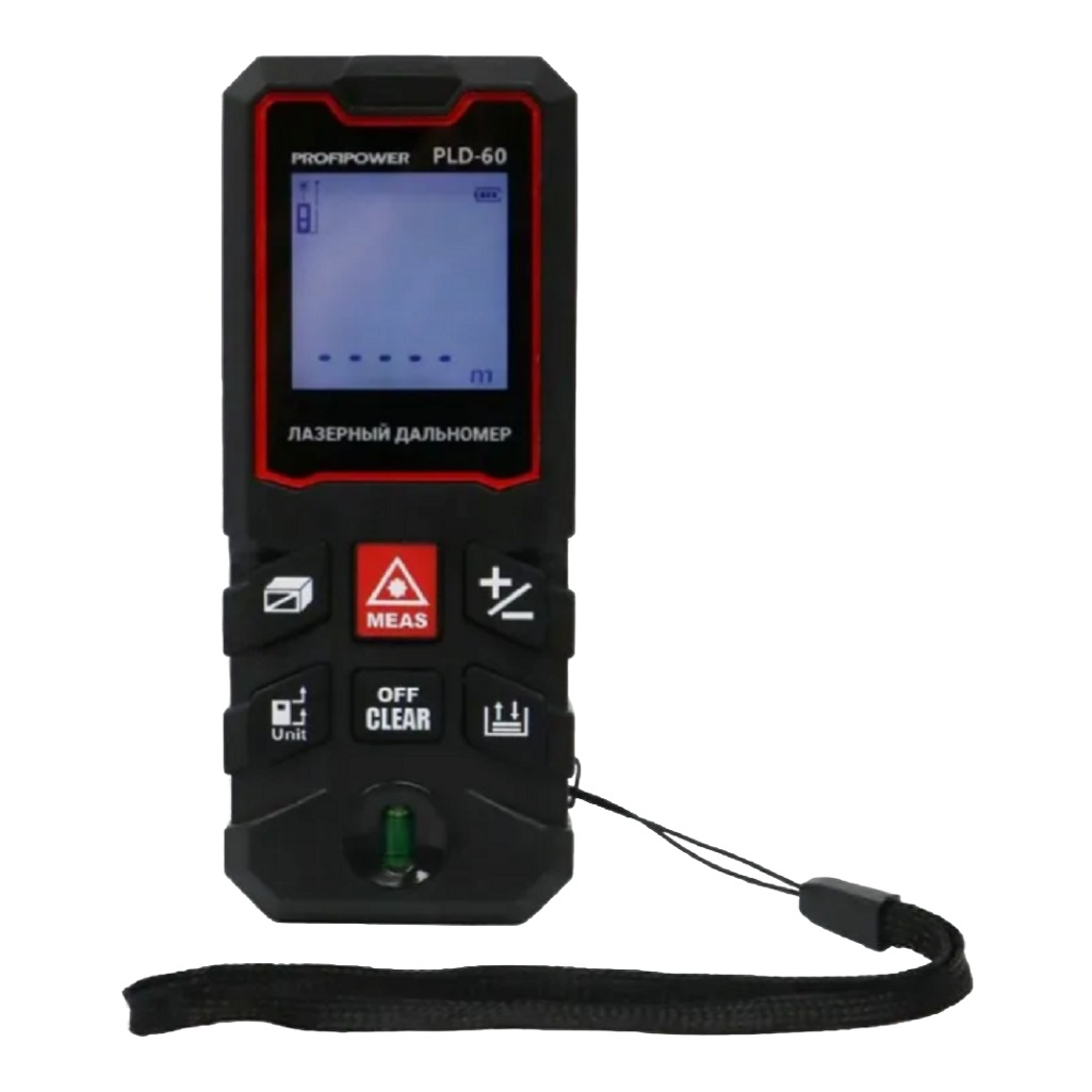 Дальномер лазерный Profipower PLD-60, E0268, электронный, до 60 м