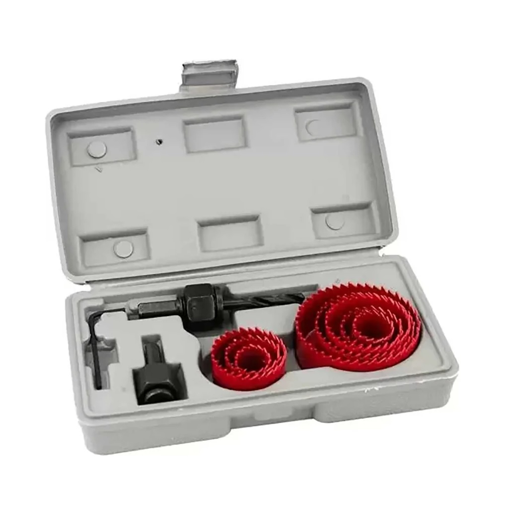 Набор коронок Strong повышенной прочности, по дереву, в упаковке 8 предметов