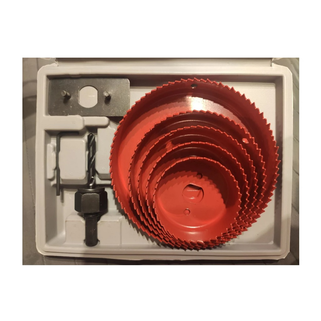 Набор коронок Strong повышенной прочности, по дереву, в упаковке 8 предметов