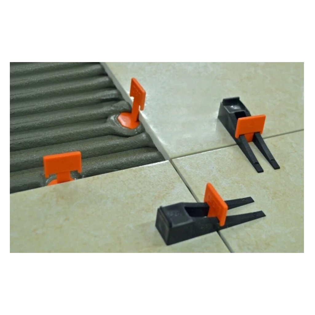 Система выравнивания плитки Зажим Decor Флажок 339-1050, шов 1.4 мм, в упаковке 50 штук