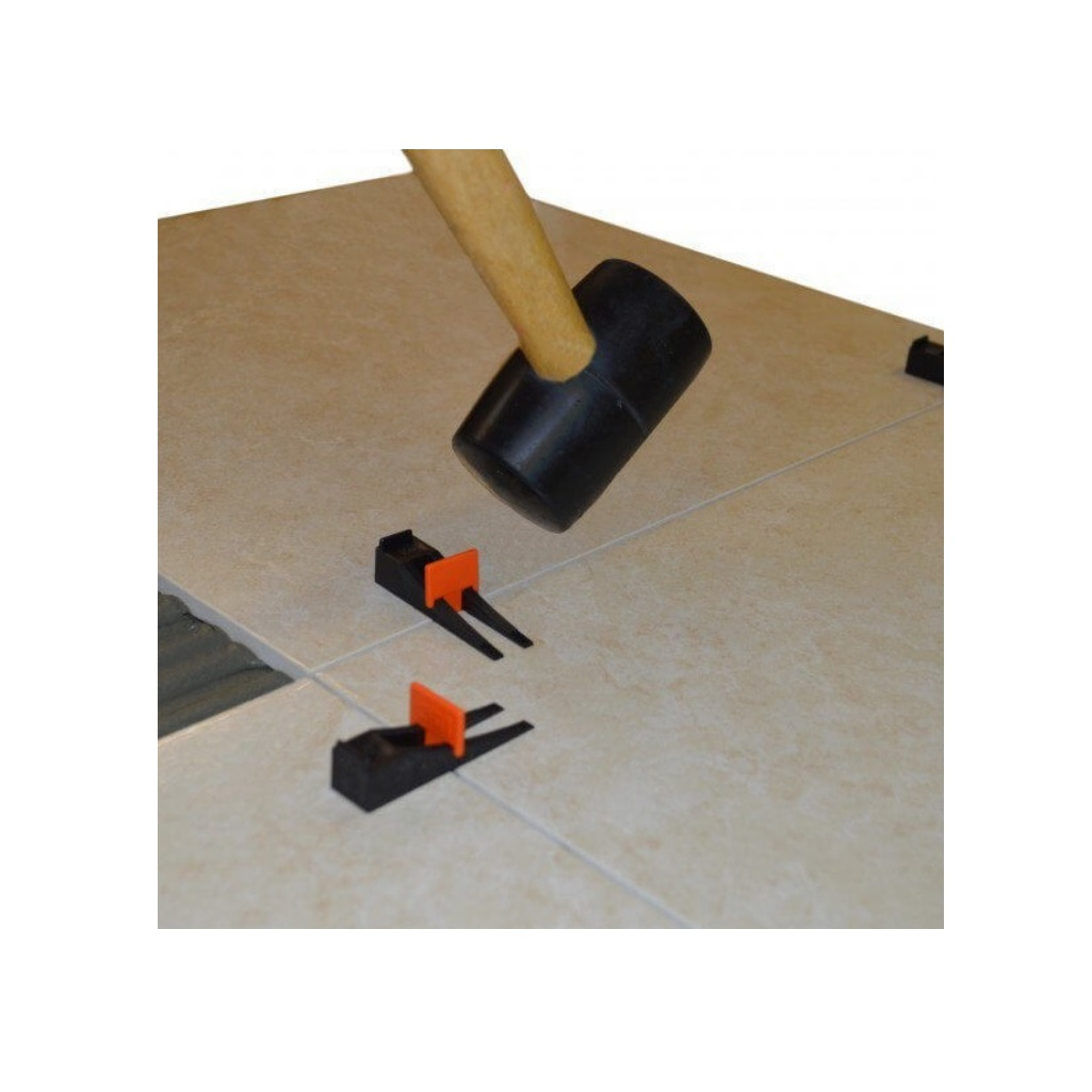 Система выравнивания плитки Зажим Decor Флажок 339-1050, шов 1.4 мм, в упаковке 50 штук