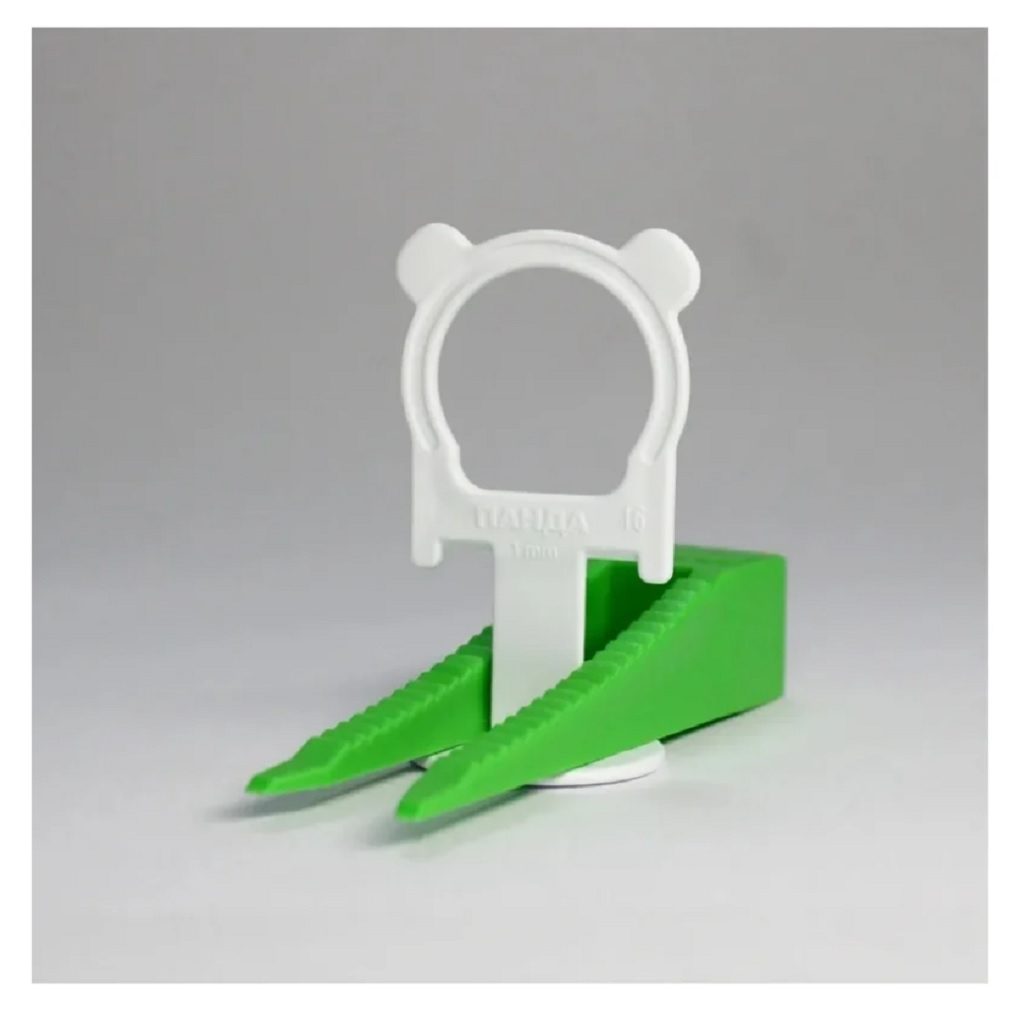 Зажим Decor 449-4100 Панда, для выравнивания плитки, 1 мм,  упаковке 100 штук