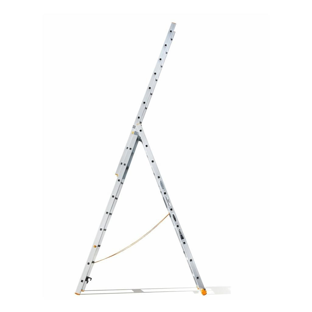 Лестница трехсекционная Эйфель классик 3х10 ступеней Для работ на высоте